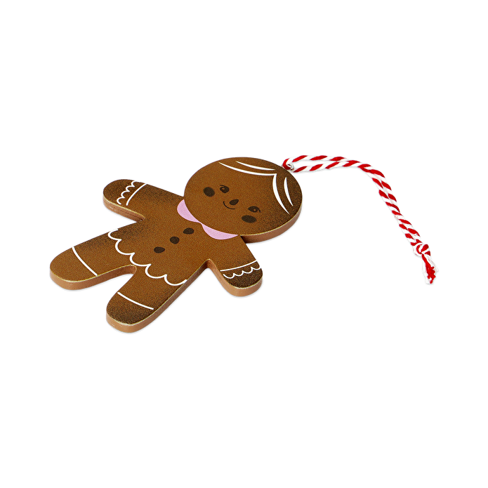 Flying Tiger Copenhagen Ahşap Kurabiye Adam Yılbaşı Ağacı Süsü