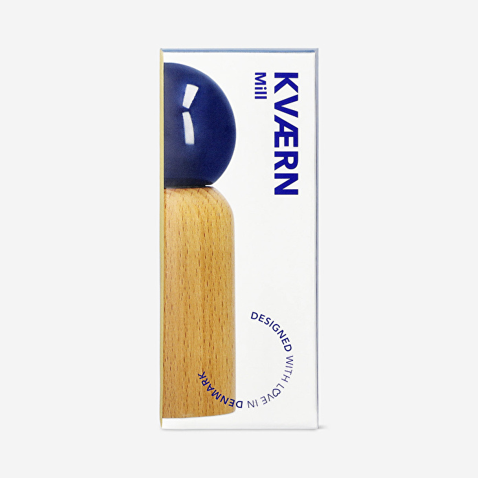 Flying Tiger Copenhagen Mavi Ahşap Tuz Karabiber Değirmeni