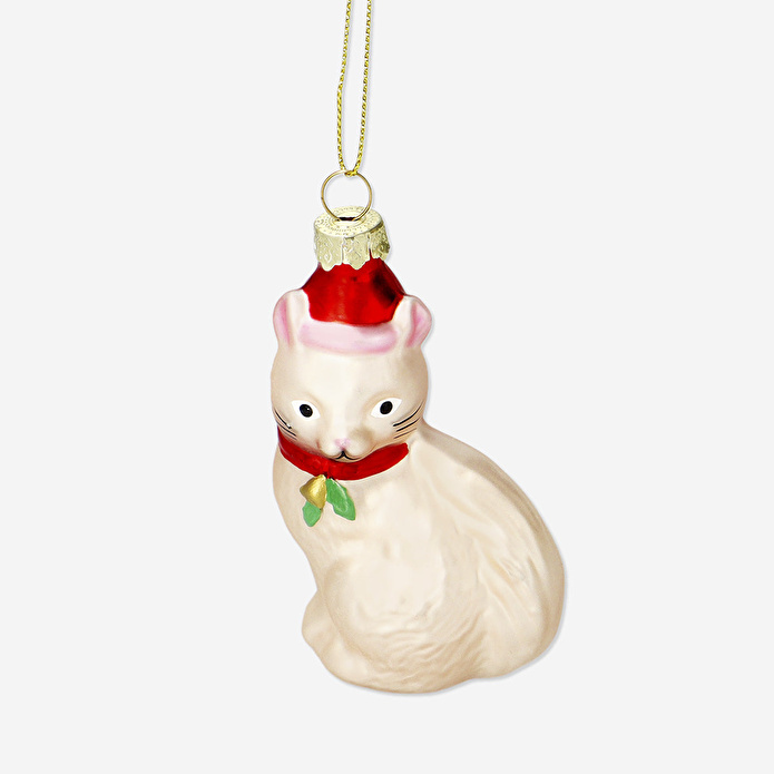 Flying Tiger Copenhagen Şapkalı Kedi Yılbaşı Ağacı Süsü