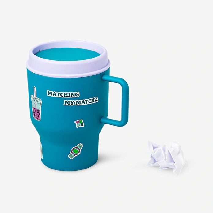 Flying Tiger Copenhagen Mavi Kupa Şeklinde Çöp Kutusu