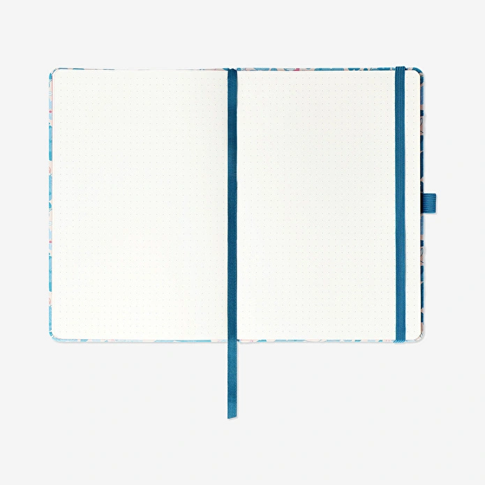 Flying Tiger Copenhagen Mavi Çiçekli Kalemli Bullet Planlayıcı A5