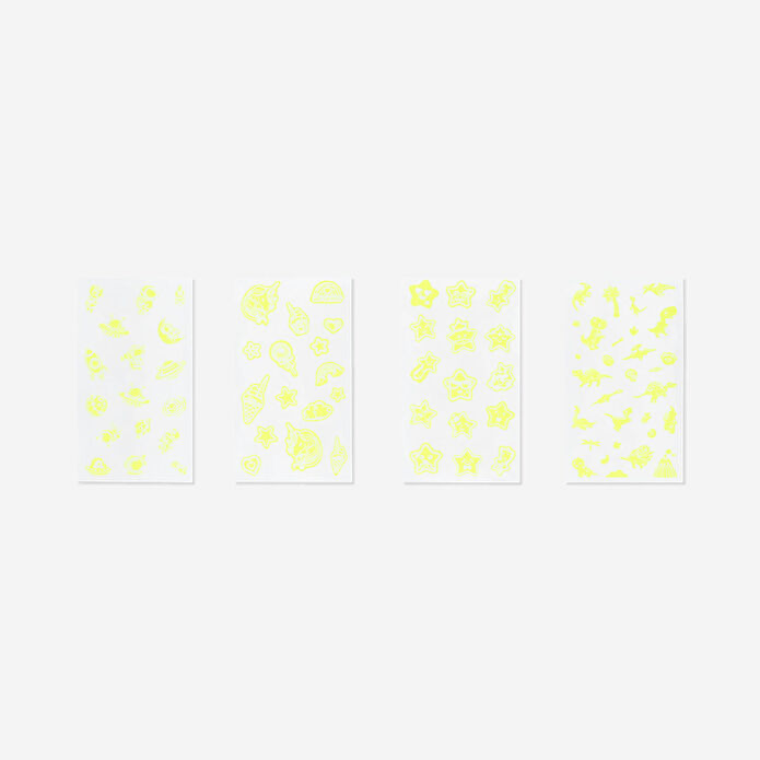 Flying Tiger Copenhagen Fosforlu Sticker Seti