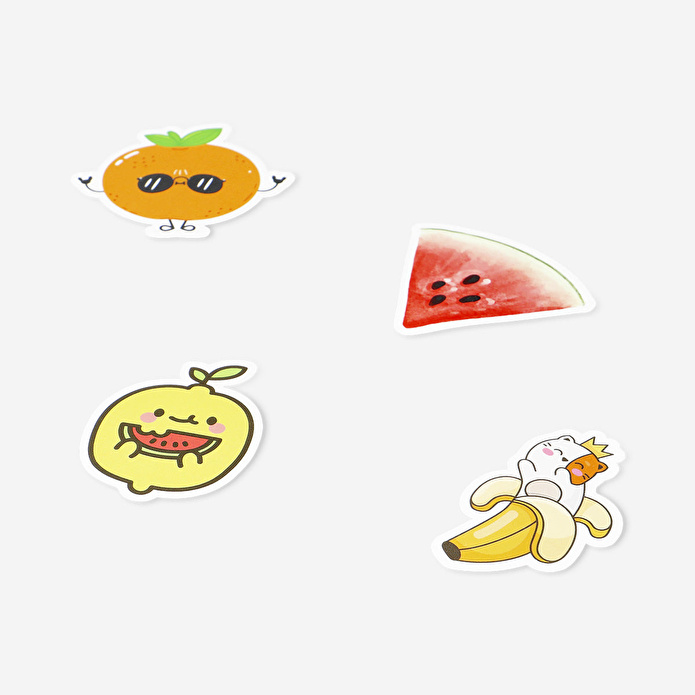 Flying Tiger Copenhagen Meyve Temalı Sticker Seti