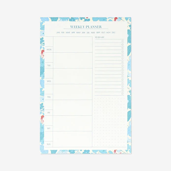 Flying Tiger Copenhagen Günlük Planlayıcı Mavi Not Defteri A5