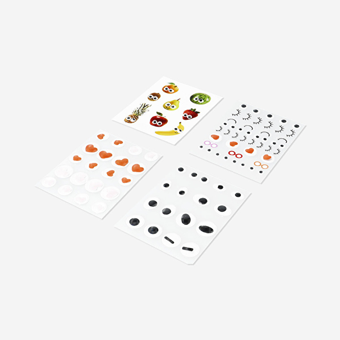 Flying Tiger Copenhagen Göz ve Yüz Temalı Sticker Seti