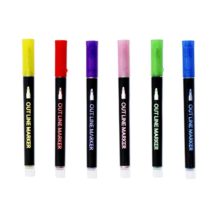 Flying Tiger Copenhagen 6'lı Keçeli Kalem