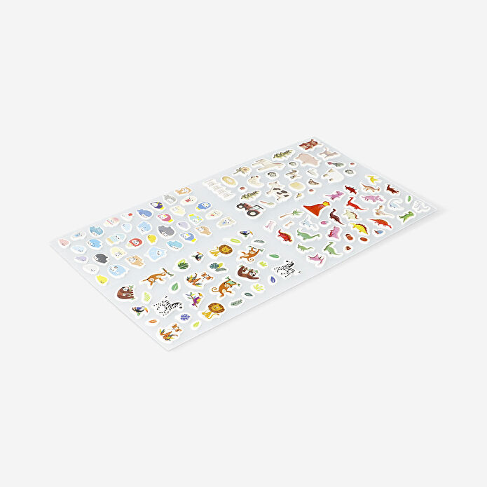 Flying Tiger Copenhagen Hayvan Temalı Kabarık Sticker Seti