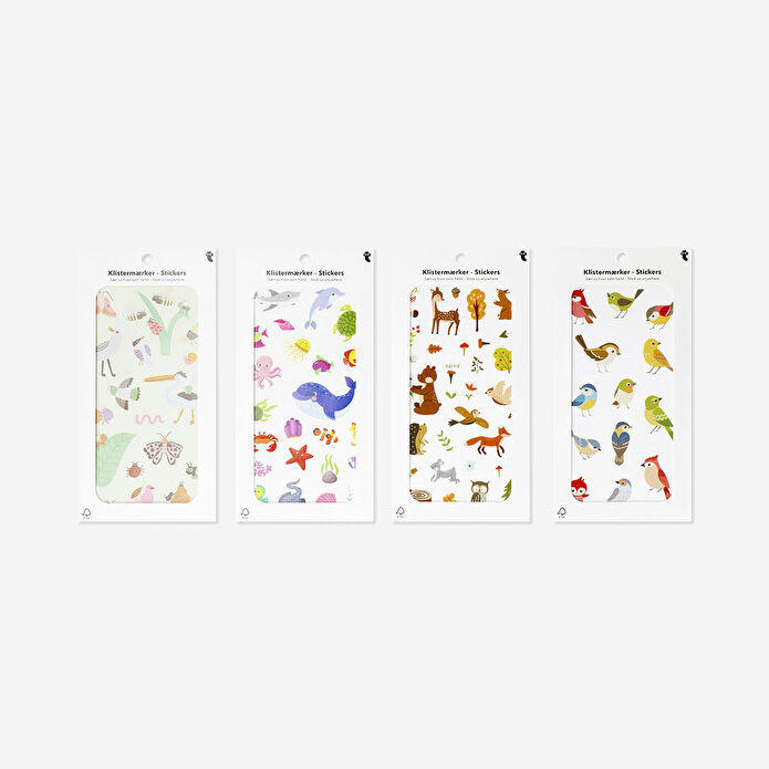 Flying Tiger Copenhagen Yaban Hayvanları Sticker Seti