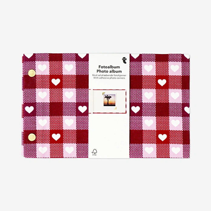 Flying Tiger Copenhagen Kalp Desenli Fotoğraf Albümü