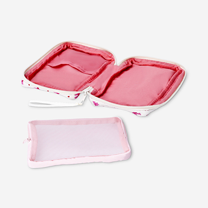 Flying Tiger Copenhagen Kurdele Desenli Makyaj Çantası