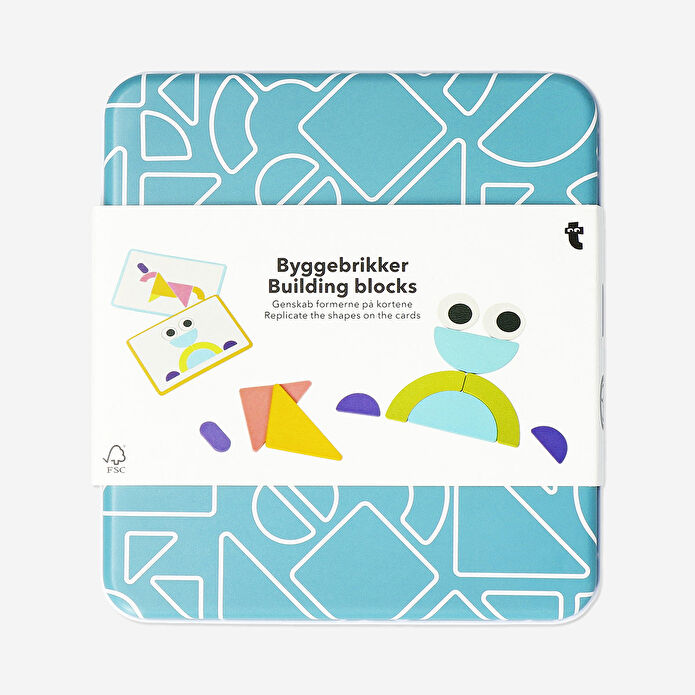 Flying Tiger Copenhagen Geometrik Şekilli Puzzle Seti