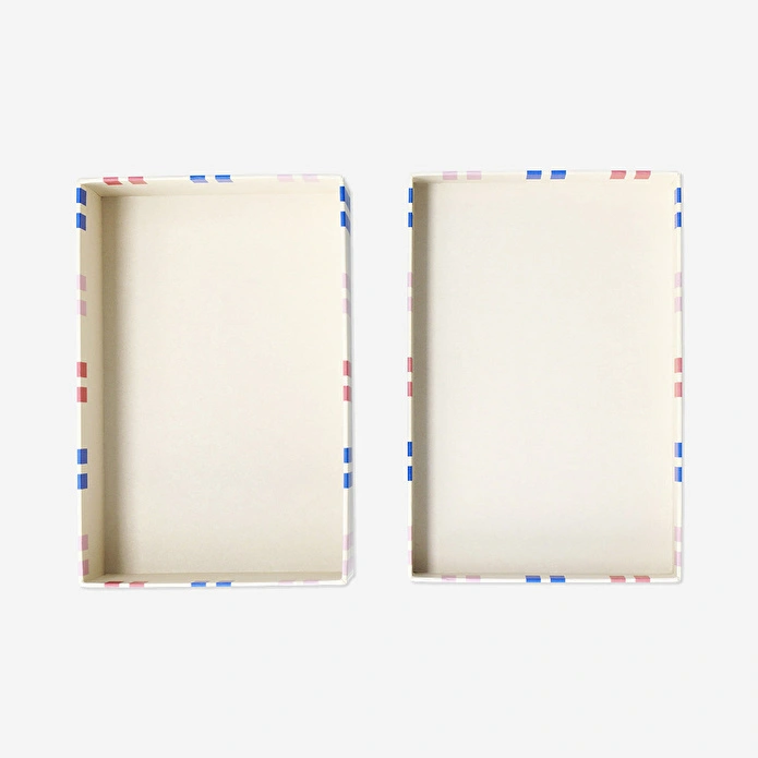 Flying Tiger Copenhagen Çizgili Kağıt Saklama Kutusu