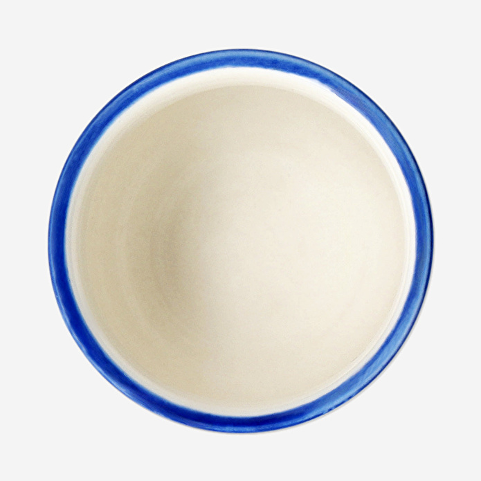 Flying Tiger Copenhagen Mavi Çiçekli Seramik Yumurtalık