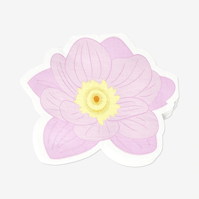 Flying Tiger Copenhagen Pembe Çiçek Şeklinde 16'lı Peçete