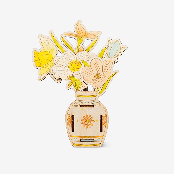 Flying Tiger Copenhagen Kendin Yap Ahşap Çiçek Buketi