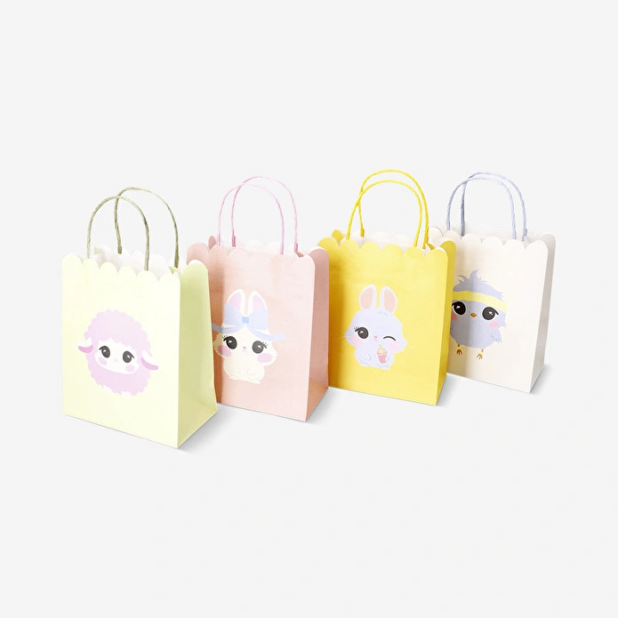 Flying Tiger Copenhagen Dalgalı Kenarlı 4'lü Hediye Çantası Seti