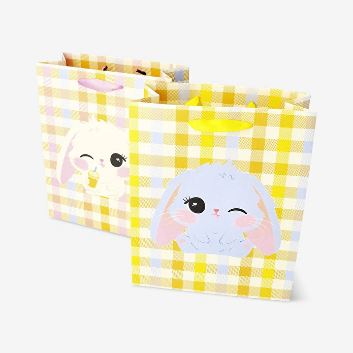 Flying Tiger Copenhagen Tavşan Desenli 2'li Hediye Çantası Seti