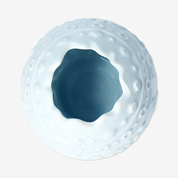 Flying Tiger Copenhagen Yumurta Şeklinde Mavi Seramik Vazo