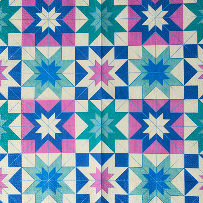 Flying Tiger Copenhagen Geometrik Desenli Kağıt Peçete 16'lı