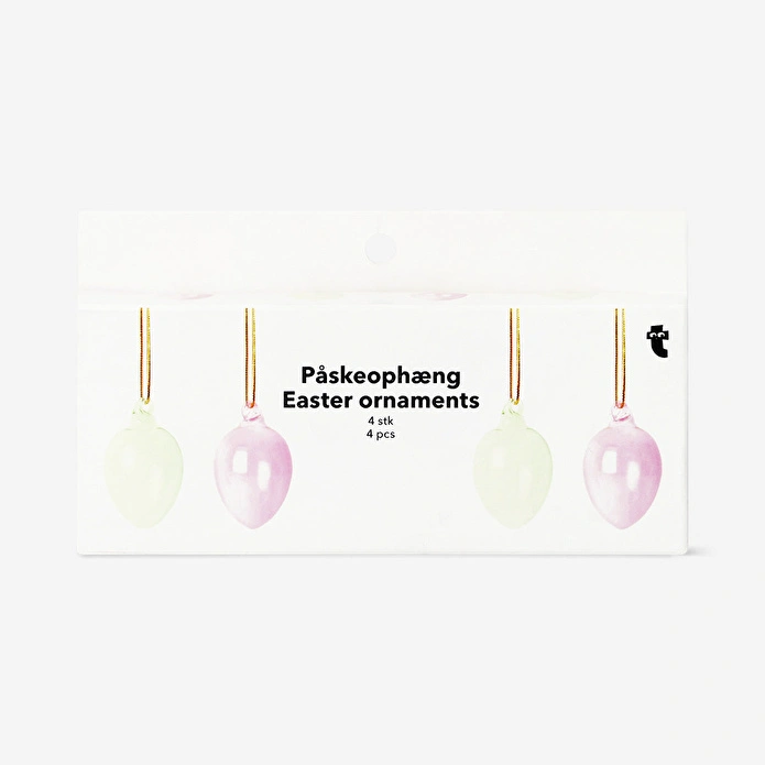 Flying Tiger Copenhagen Cam Yumurta Süsü 4 Adet