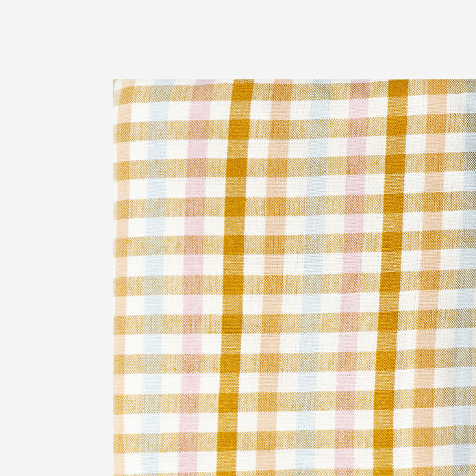 Flying Tiger Copenhagen Turuncu Mavi Kareli Masa Örtüsü