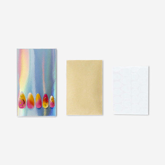 Flying Tiger Copenhagen Altın Detaylı Takma Tırnak Seti