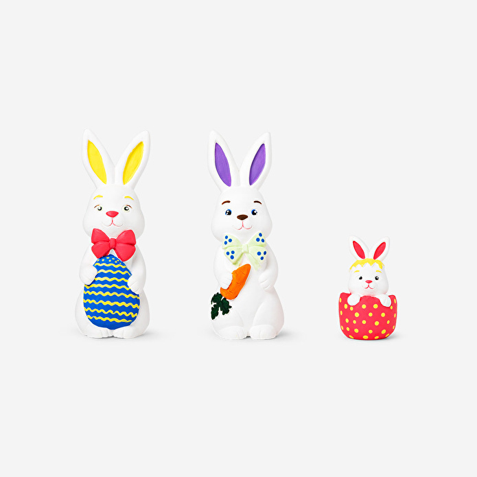 Flying Tiger Copenhagen Kendin Boya Tavşan Ailesi