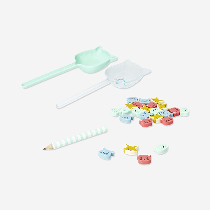 Flying Tiger Copenhagen Kedi Kutuda Silgili Kurşun Kalem