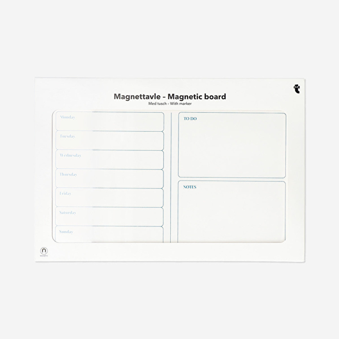 Flying Tiger Copenhagen Mıknatıslı Kalemli Haftalık Planlayıcı