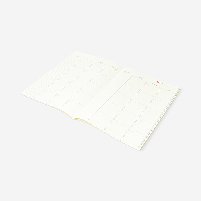 Flying Tiger Copenhagen Pembe Bahar Çiçekleri Aylık Planlayıcı A4