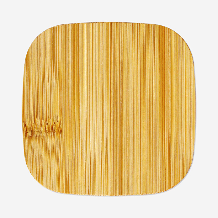 Flying Tiger Copenhagen Bambu Kapaklı Mor Cam Saklama Kabı 200 ml