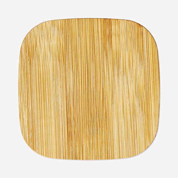 Flying Tiger Copenhagen Bambu Kapaklı Yeşil Cam Saklama Kabı 200 ml