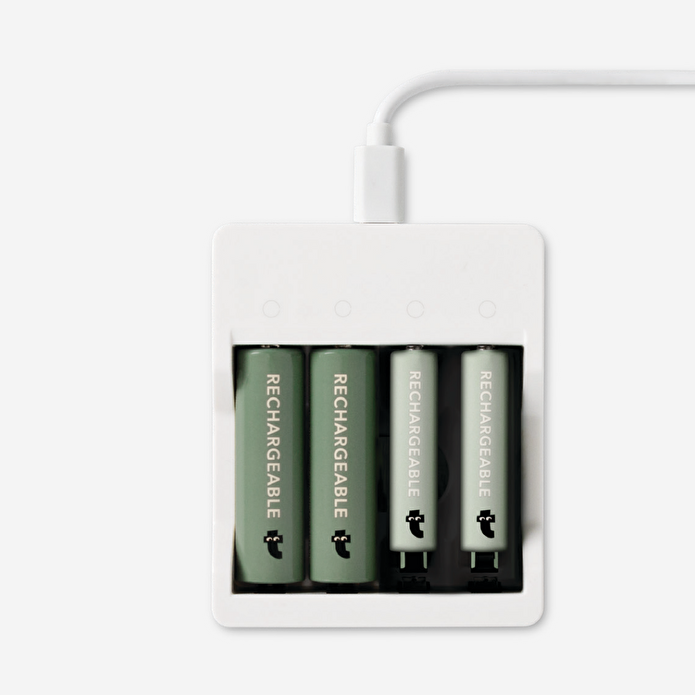 Flying Tiger Copenhagen Şarj Edilebilir Piller için USB Şarj Cihazı