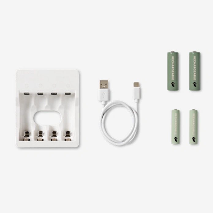 Flying Tiger Copenhagen Şarj Edilebilir Piller için USB Şarj Cihazı