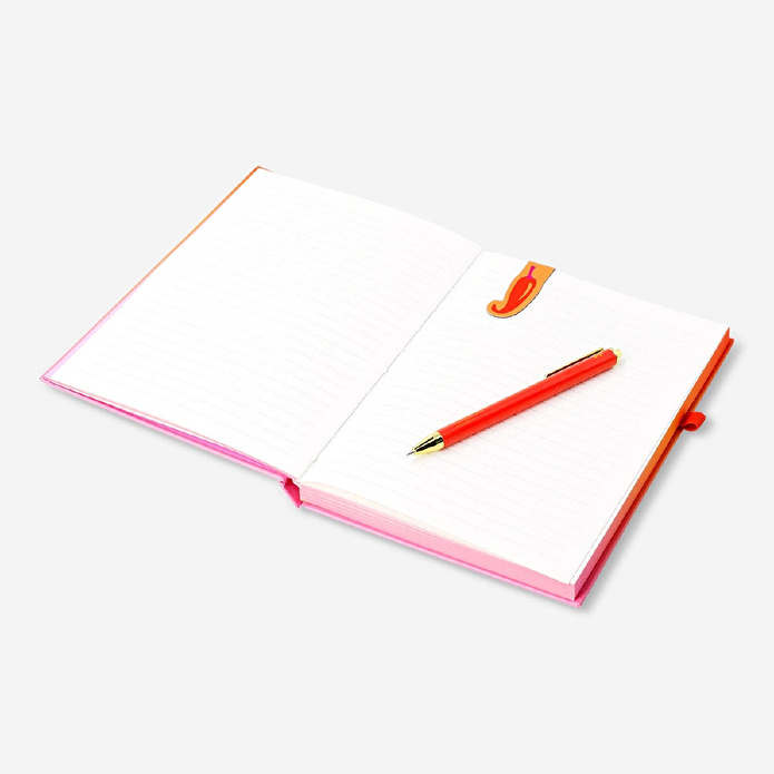 Flying Tiger Copenhagen Kalemli Ayraçlı Turuncu Defter