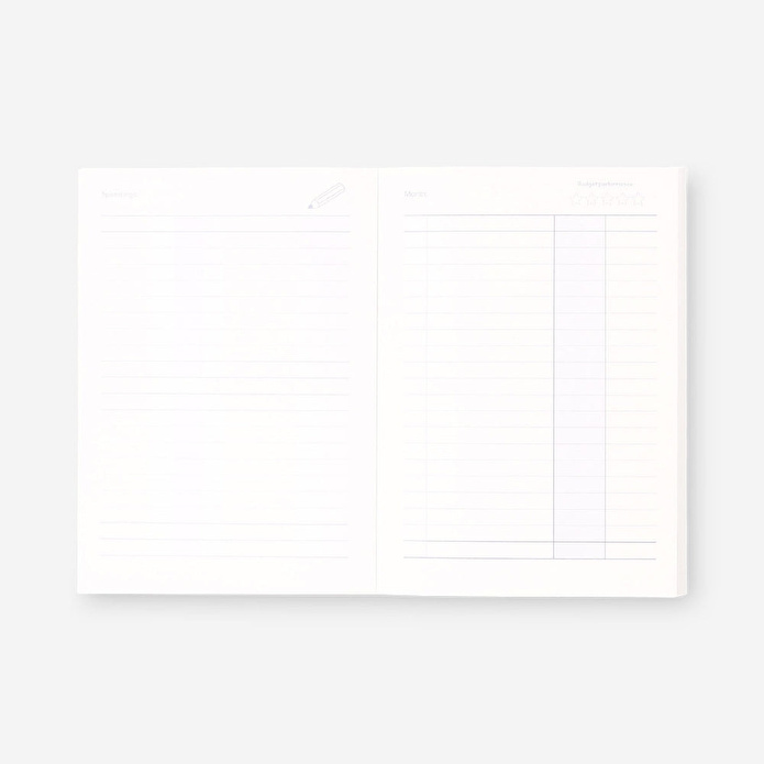 Flying Tiger Copenhagen Mavi Bütçe Planlayıcı Defter