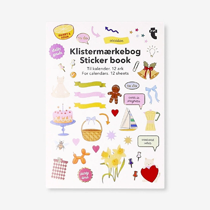 Flying Tiger Copenhagen Takvim İçin Sticker Kitabı