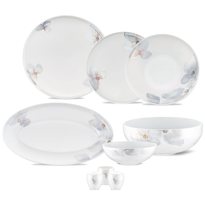 Jumbo Misty Flora 29 Parça 6 Kişilik Yemek Takımı