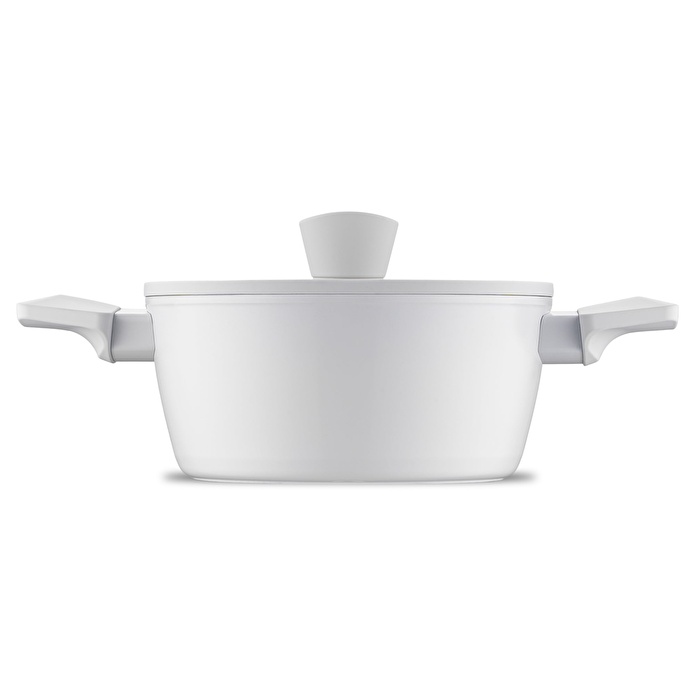 Jumbo Swiss Crystal 6 Parça Light Grey Midi Tencere Seti