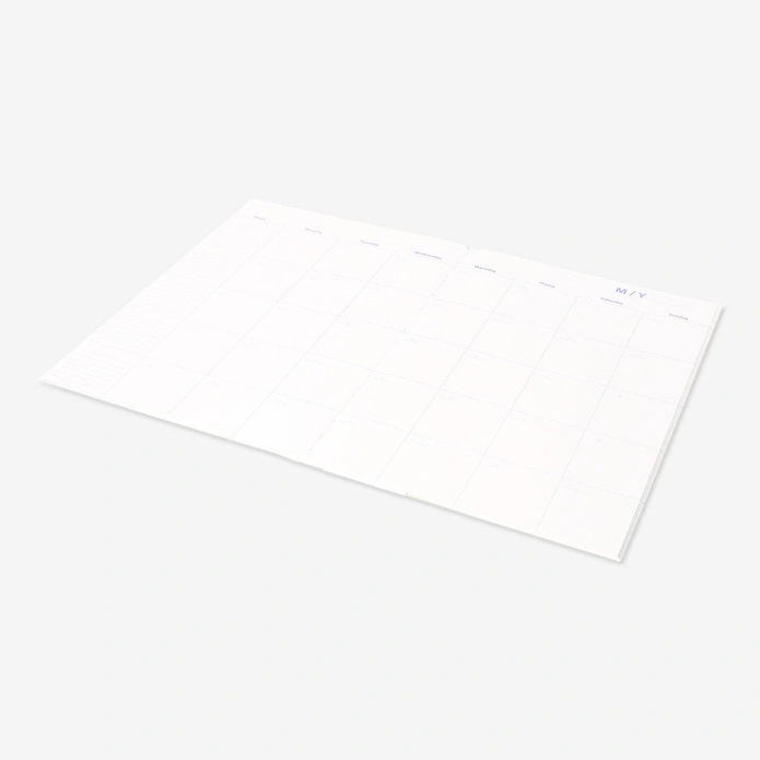Flying Tiger Copenhagen Bej Çiçekli Haftalık Planlayıcı A4 Defter