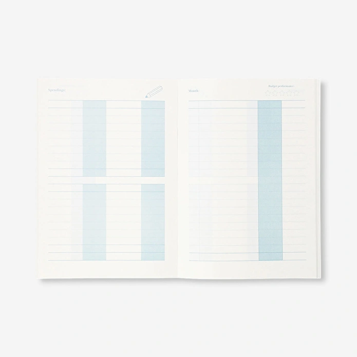 Flying Tiger Copenhagen Bütçe Planlayıcı Bej A5 Defter