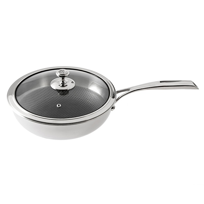 Jumbo Gourmet 3PLY İndüksiyon Tabanlı Wok Tava 26 cm