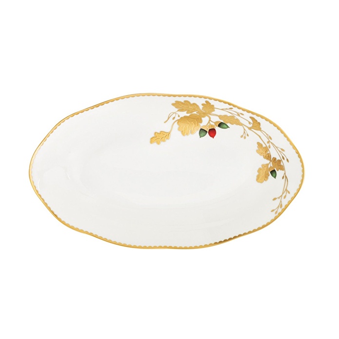 Jumbo Golden Butterfly 61 Parça 12 Kişilik Bone Yemek Takımı