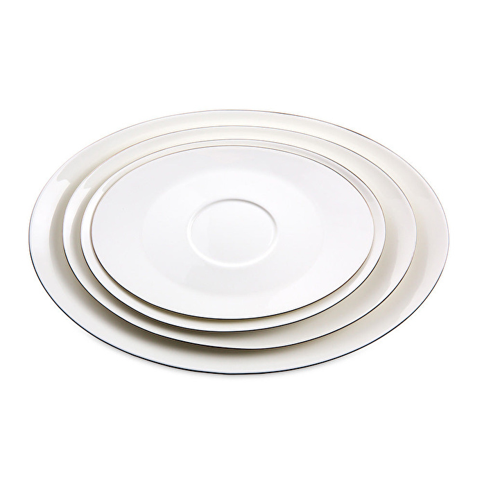 Jumbo Moon Platin 64 Parça 12 Kişilik Yemek Takımı