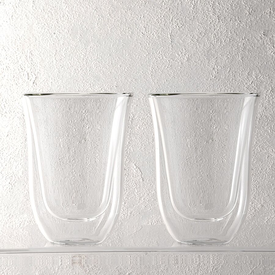 Jumbo Glory D.wall 2'li Çift Cidarlı Bardak 300 ml