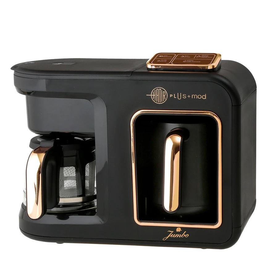 Jumbo Hatır Plus Mod 5in1 Çay ve Kahve Makinesi (Filtre+Közde Türk Kahvesi+Çay Demleme+Sütlü İçecek)