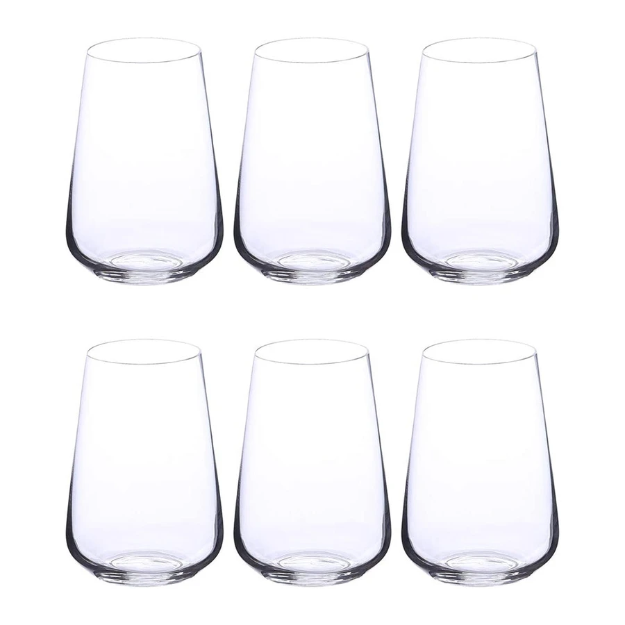 Jumbo Lina 6'lı Meşrubat Bardak Seti - 380 ml