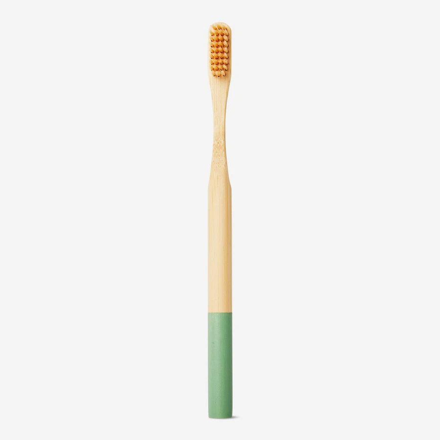 Flying Tiger Copenhagen Orta Sertlikte Yeşil Bambu Diş Fırçası
