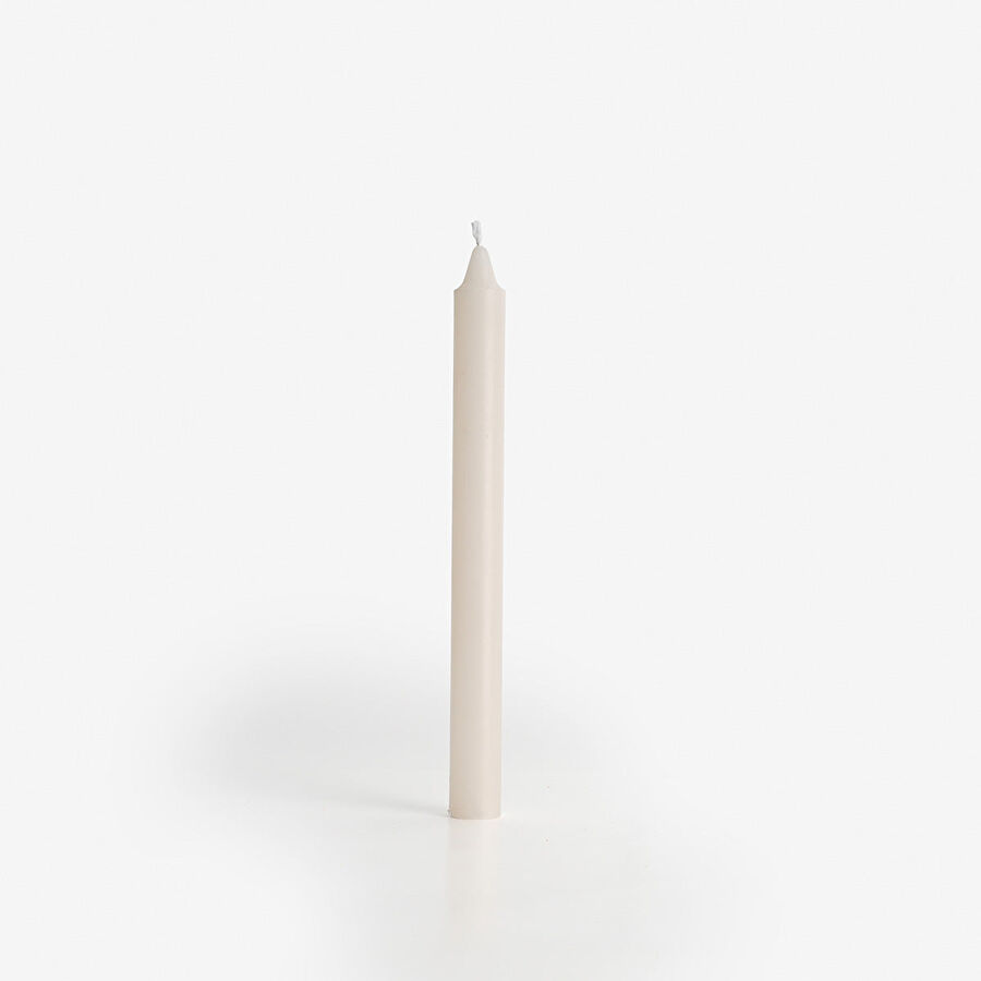 Flying Tiger Copenhagen Fildişi Rengi Şamdan Mumu 2,2 cm x 24 cm