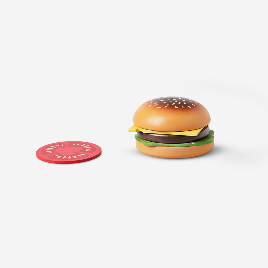 Flying Tiger Copenhagen Kendin Yap Ahşap Oyuncak Hamburger